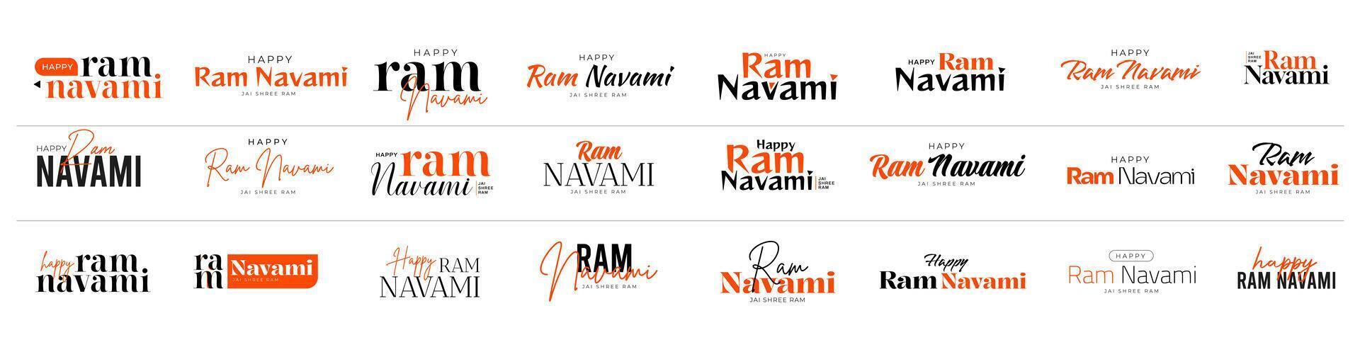 happy ram navami festival van india social media post vector