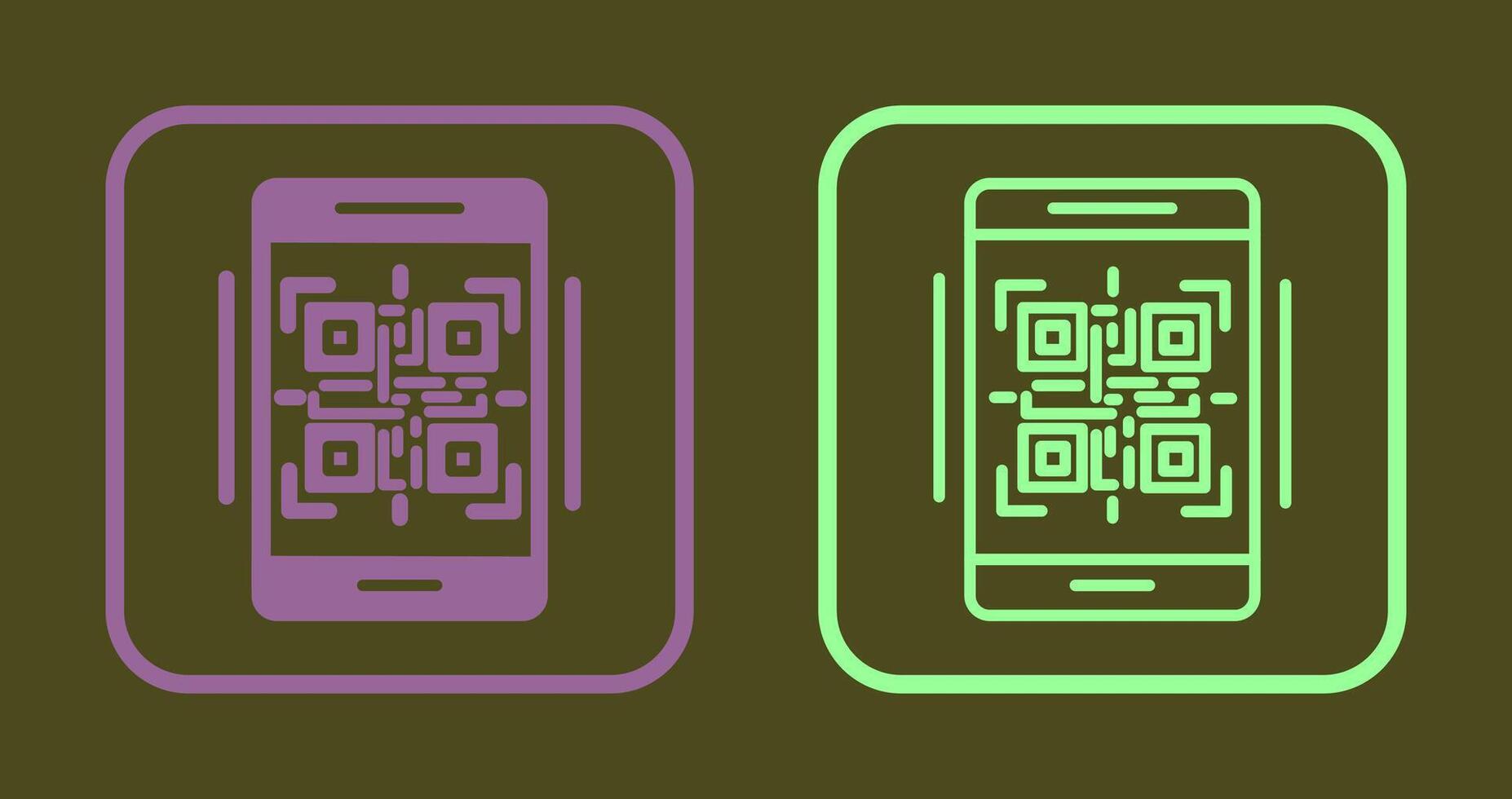 QR-code pictogram vector