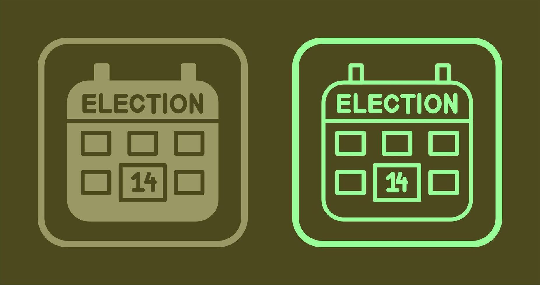 verkiezing dag icoon vector