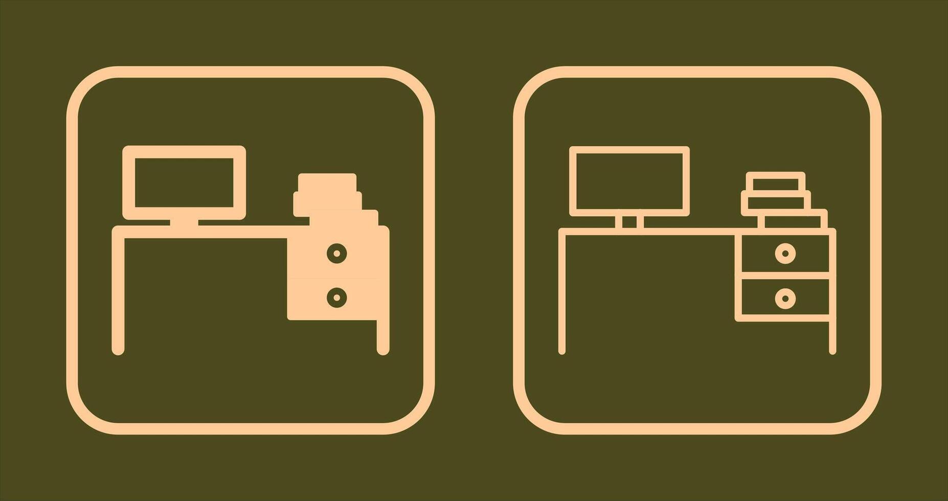 studie bureau ii icoon vector