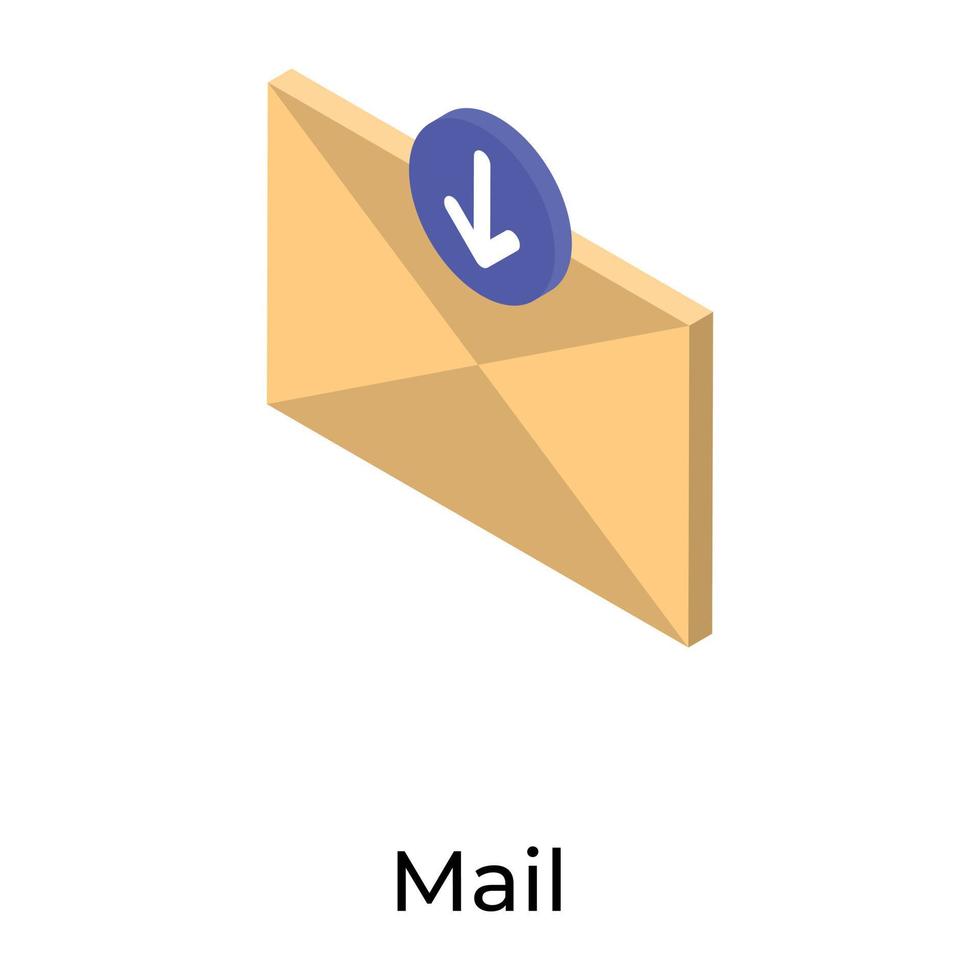 trendy e-mailconcepten vector