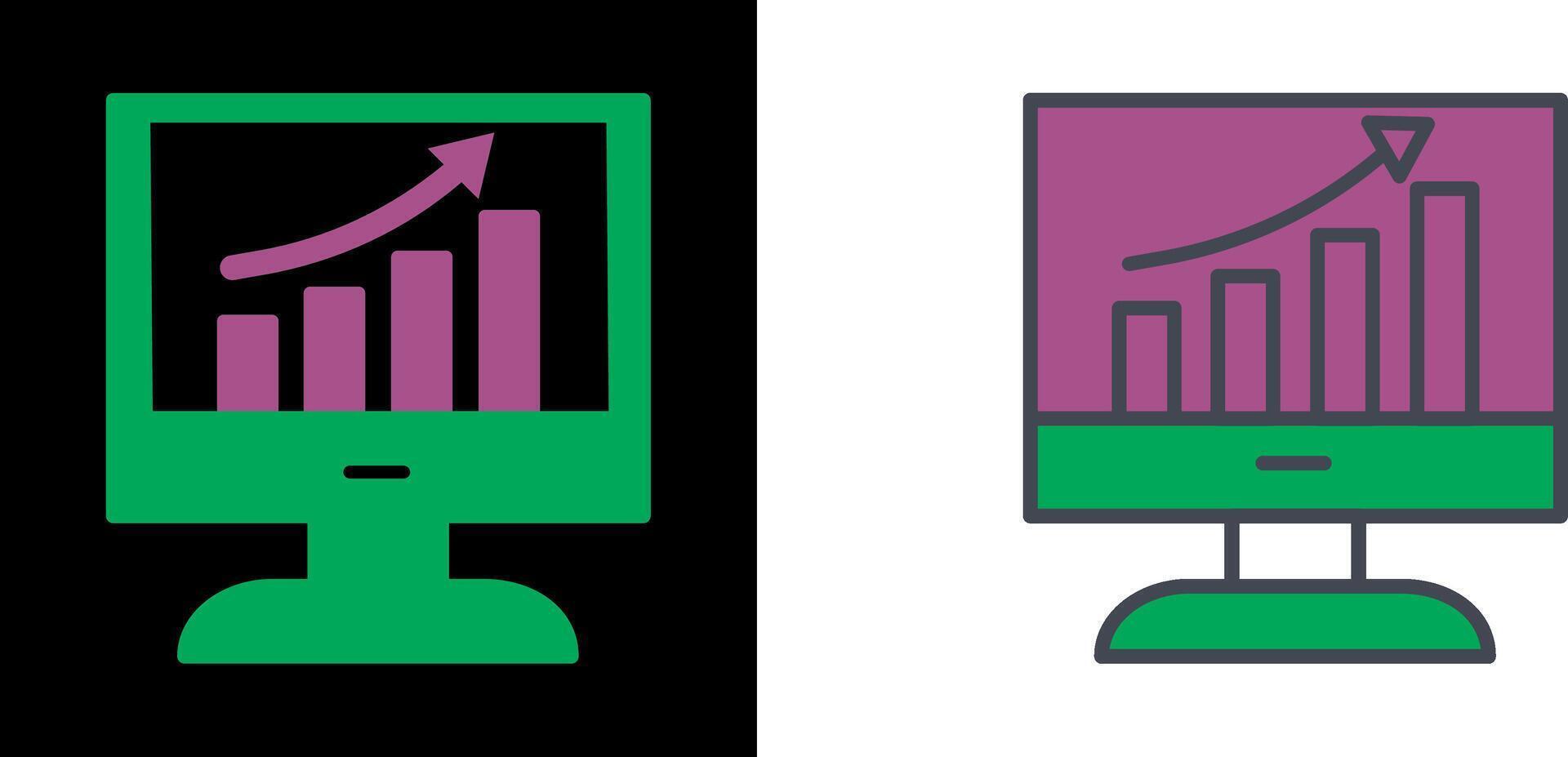 zakelijke groei pictogram vector