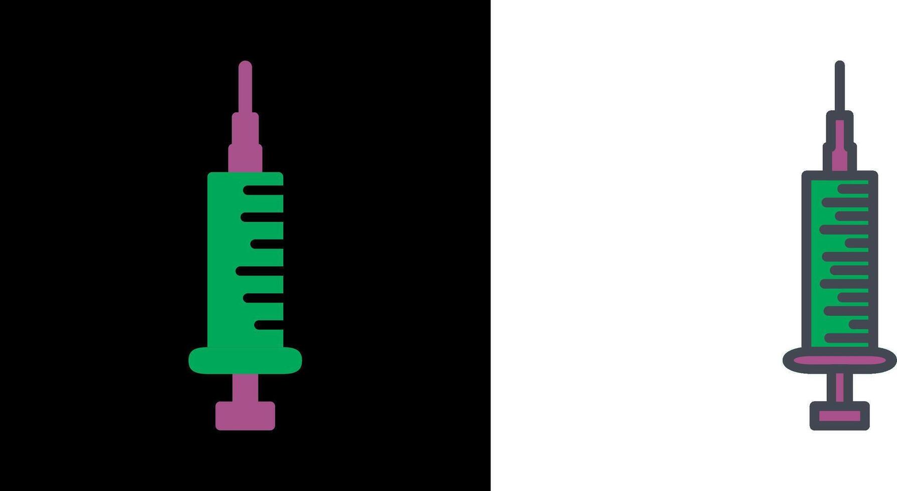 injectiespuit ik icoon vector