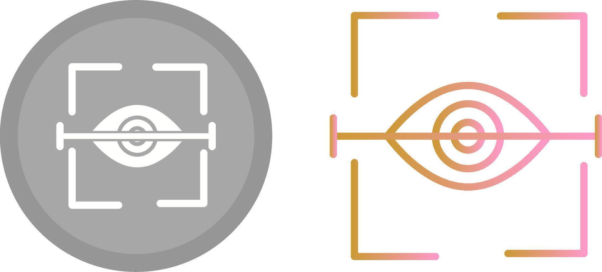 oog scan pictogram vector