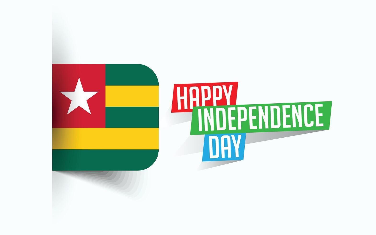 gelukkig onafhankelijkheid dag van gaan illustratie, nationaal dag poster, groet sjabloon ontwerp, eps bron het dossier vector