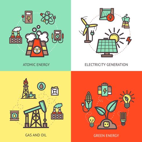 Energieontwerpconcept vector