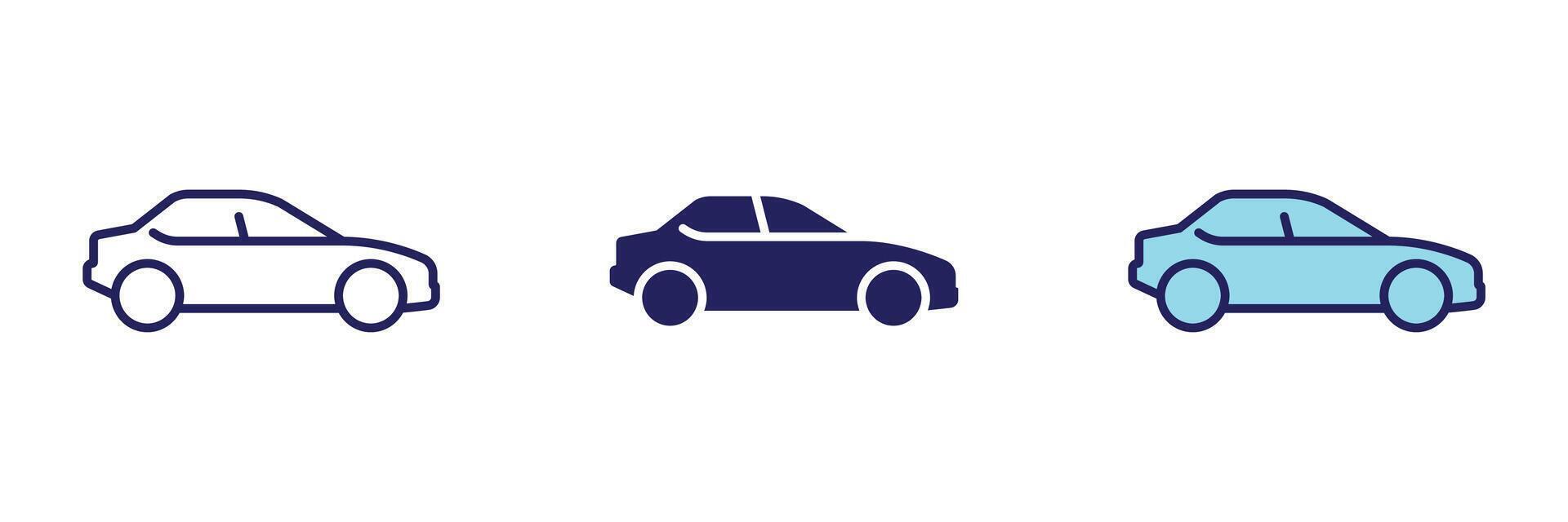 auto vervoer icoon - navigatie reeks vector