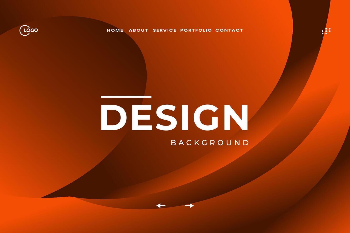 levendig abstract achtergrond golvend oranje afdrukken, modern web ontwerp kunst vector
