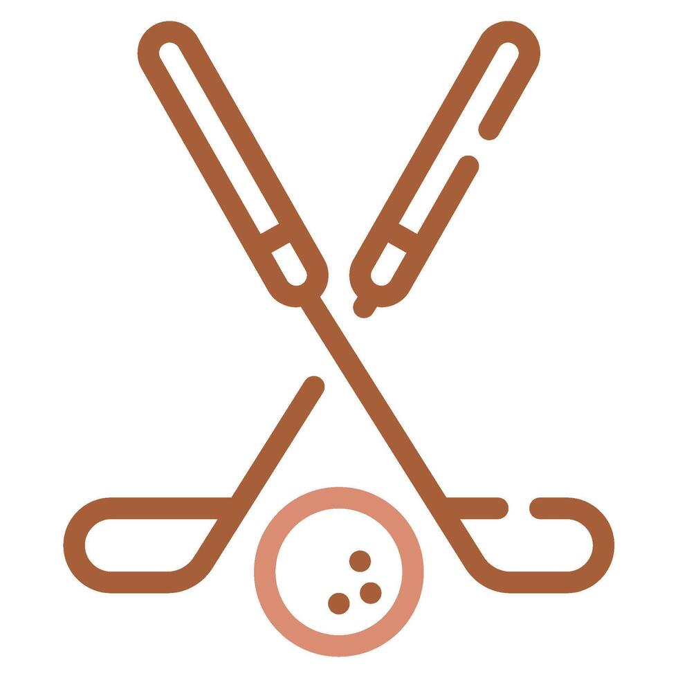 golf club icoon voor web, app, infografisch, enz vector