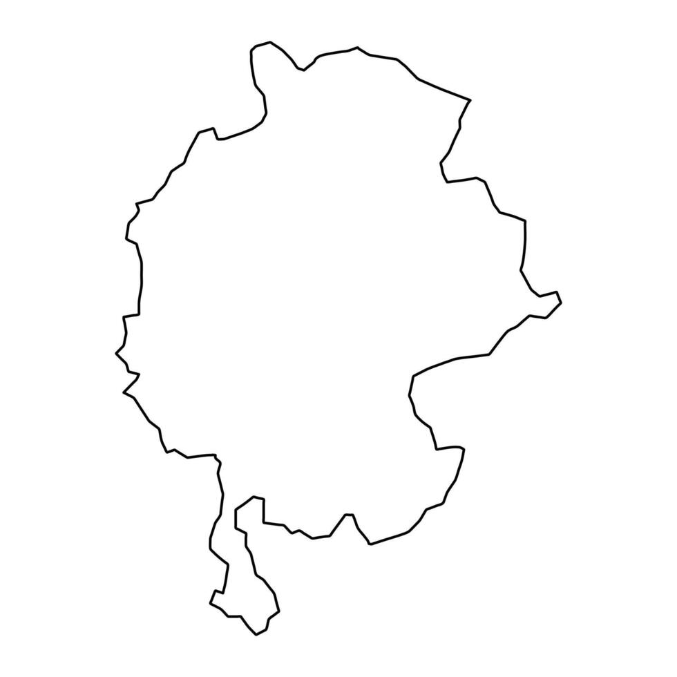 assen gemeente kaart, administratief divisie van Denemarken. illustratie. vector