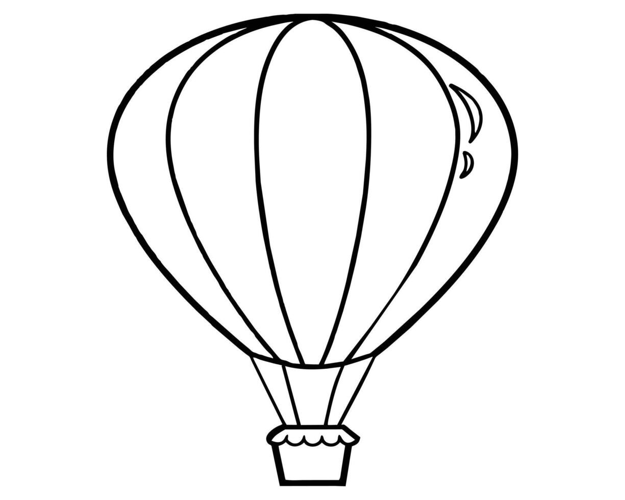 luchtvaart ballon icoon voorraad illustratie vector