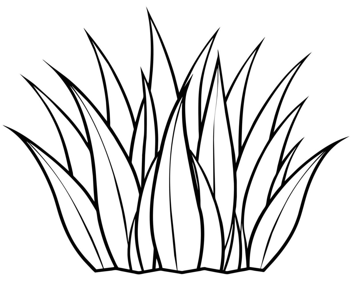 een bundel van gras illustratie vector
