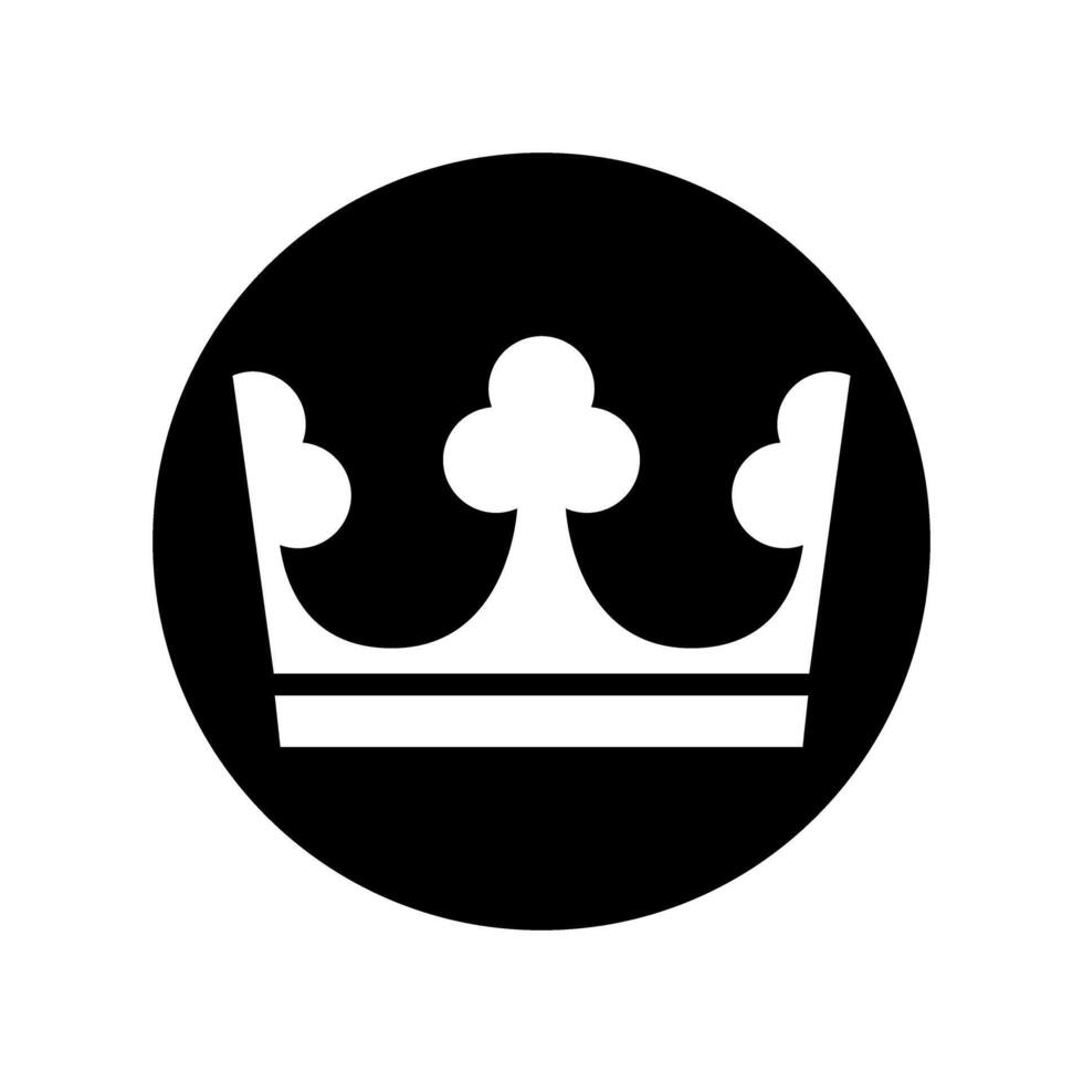 kroon pictogrammen. Koninklijk kroon illustratie symbool. koning logo of teken. vector