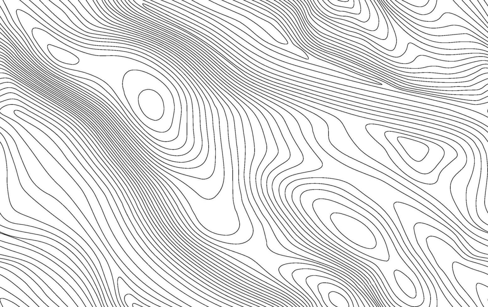 naadloos topografisch kaart achtergrond. lijn topografie kaart naadloos patroon. berg wandelen spoor over- terrein. contour achtergrond geografisch rooster. vector