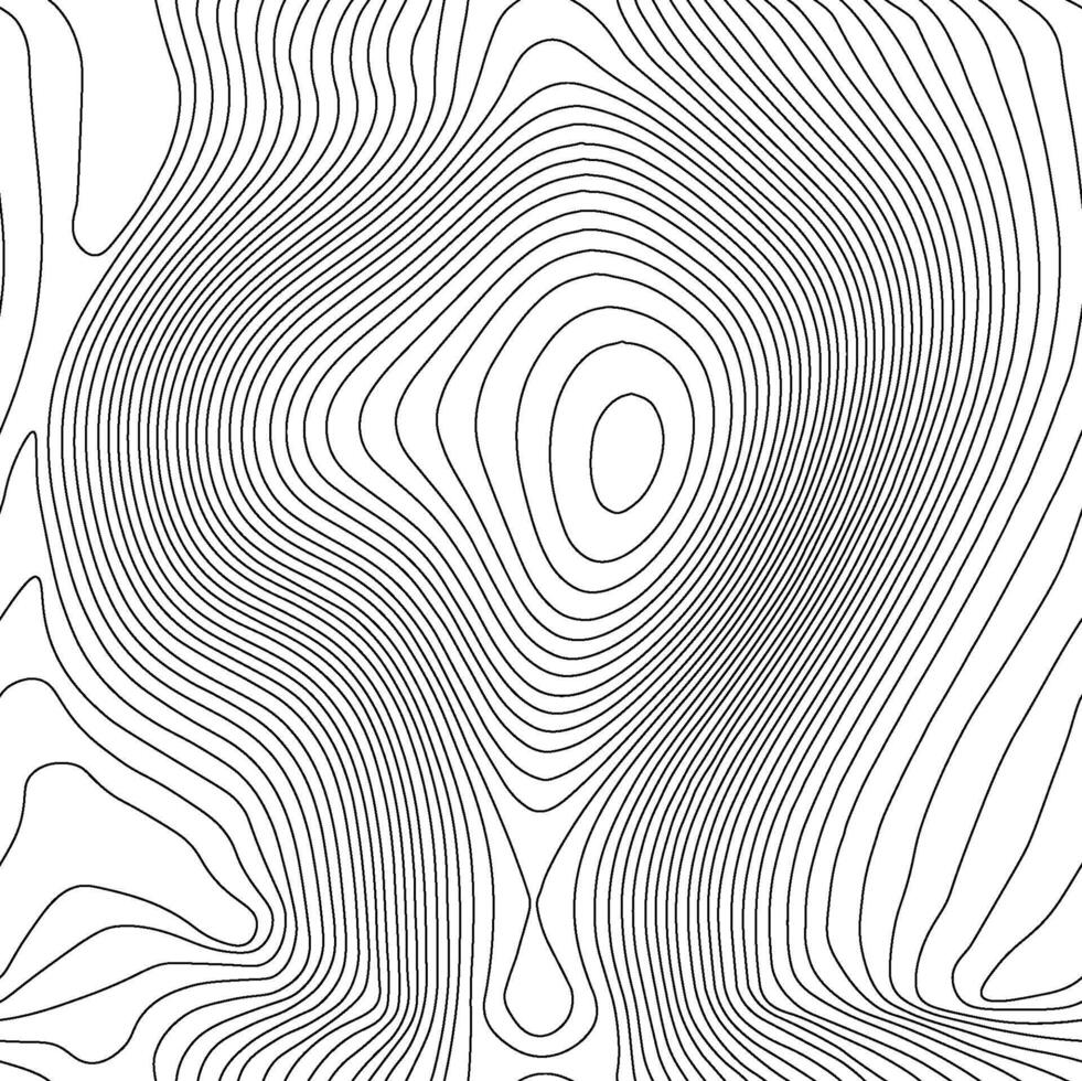 naadloos topografisch kaart achtergrond. lijn topografie kaart naadloos patroon. berg wandelen spoor over- terrein. contour achtergrond geografisch rooster. vector