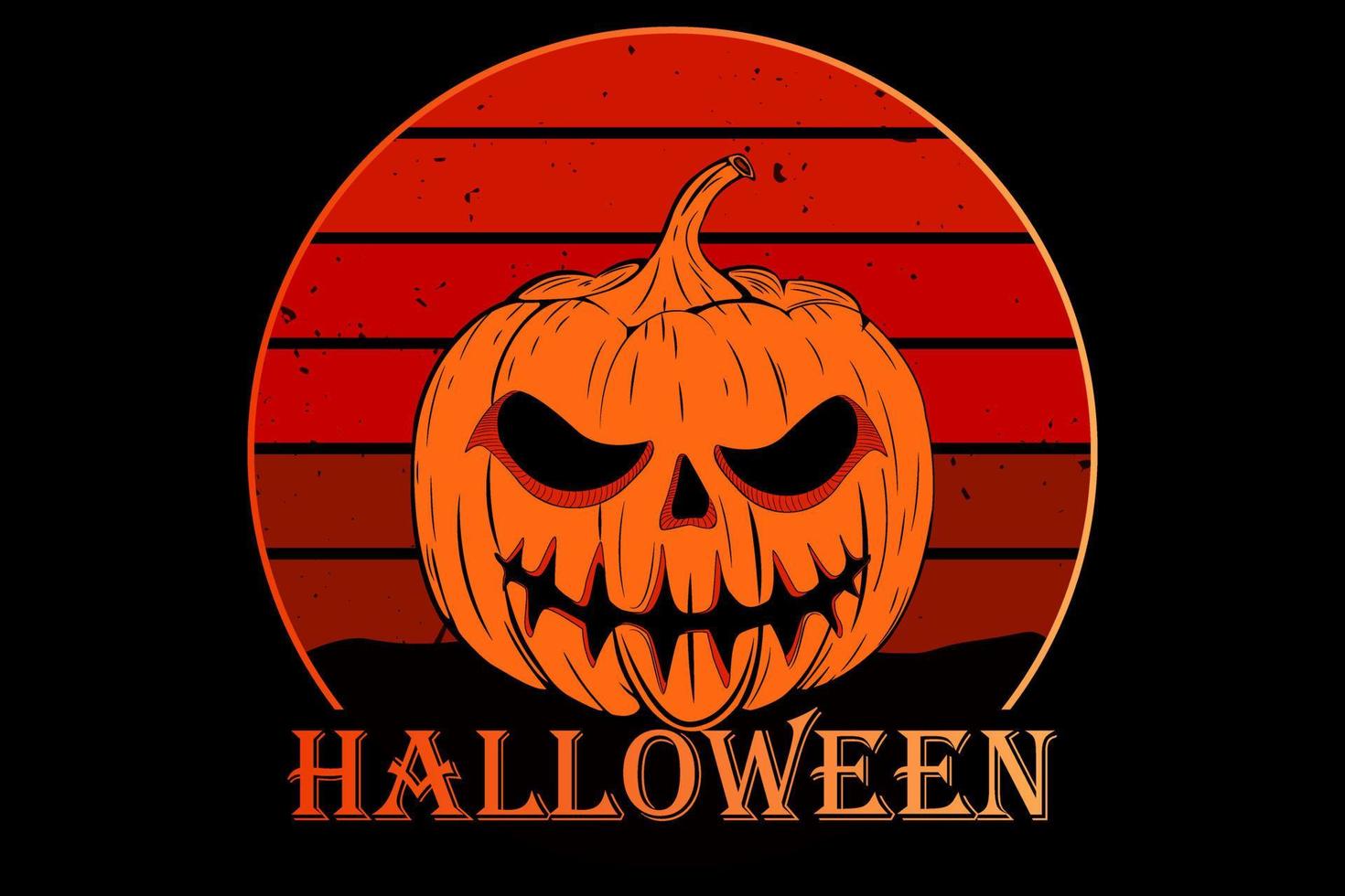 halloween retro vintage ontwerp vector