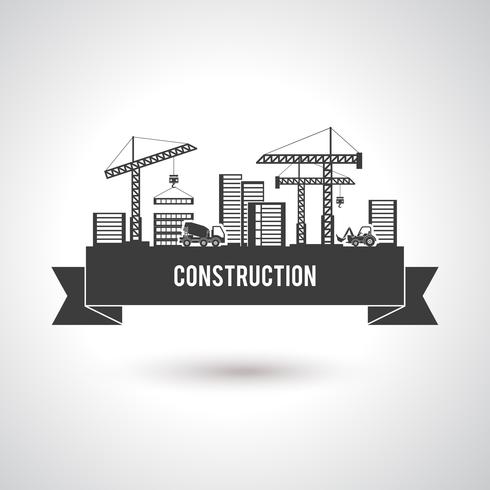 Bouwconstructie Poster vector