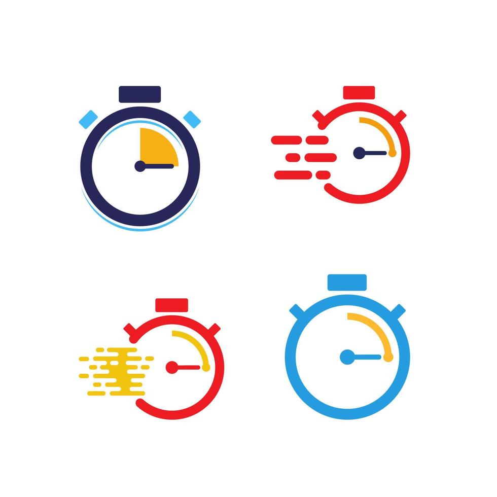 creatieve stopwatch vector pictogram. snelle tijd vector pictogram.