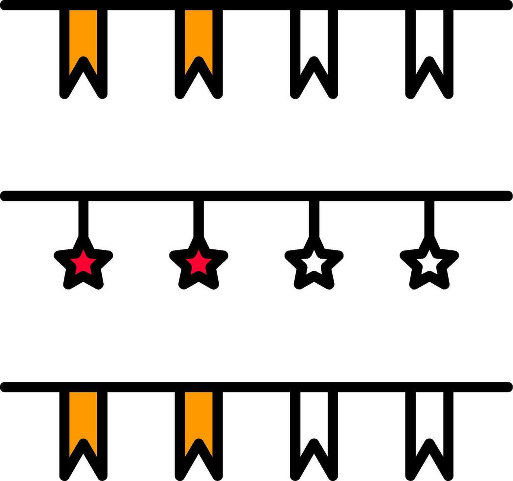 slinger gevulde voor de helft besnoeiing icoon vector