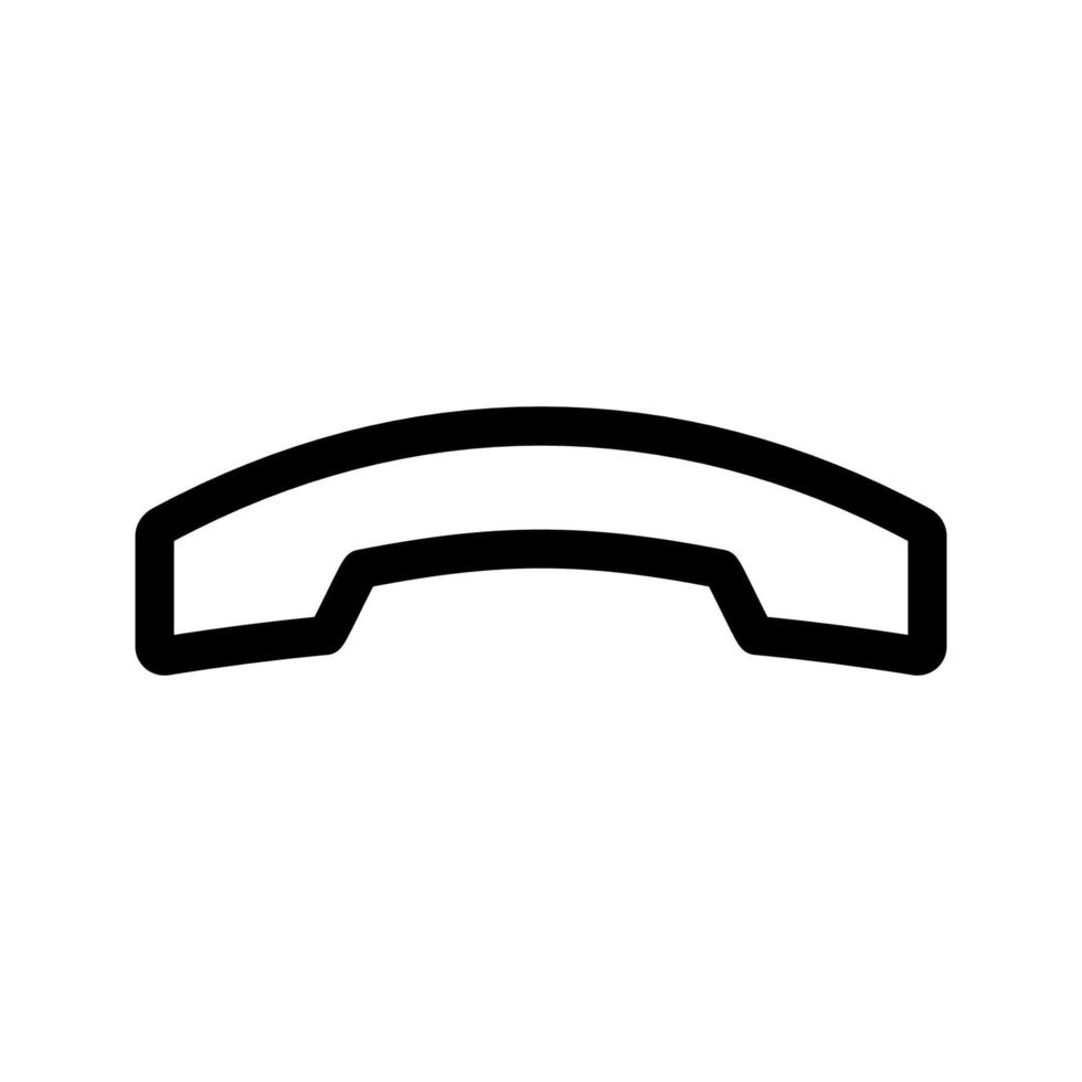 telefoongesprekken icoon. gespreksknop accepteren. telefoonhoorn symbool. zwarte kleur knop met handset silhouetten. pictogram voor uw websiteontwerp, logo, app, ui, webinar, videochat, ect vector