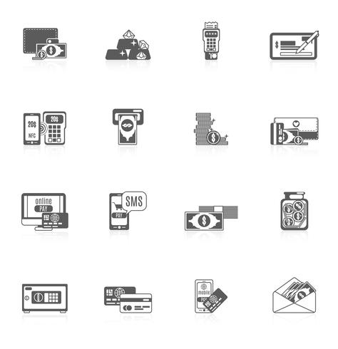 Betaling Icon Set vector