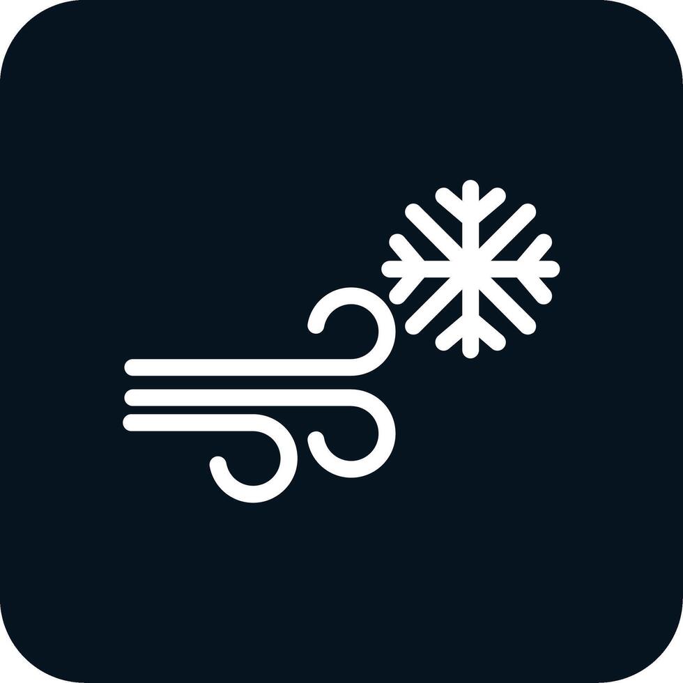 sneeuwstorm glyph twee kleur icoon vector