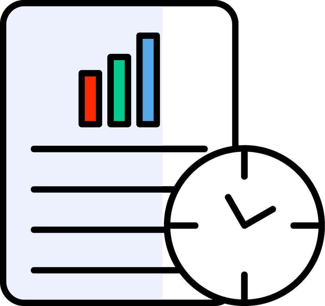 produktiviteit gevulde voor de helft besnoeiing icoon vector