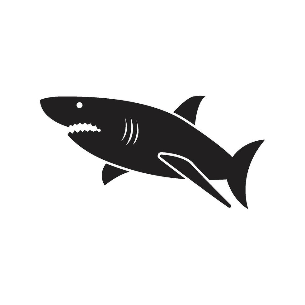 haai icoon illustratie vector