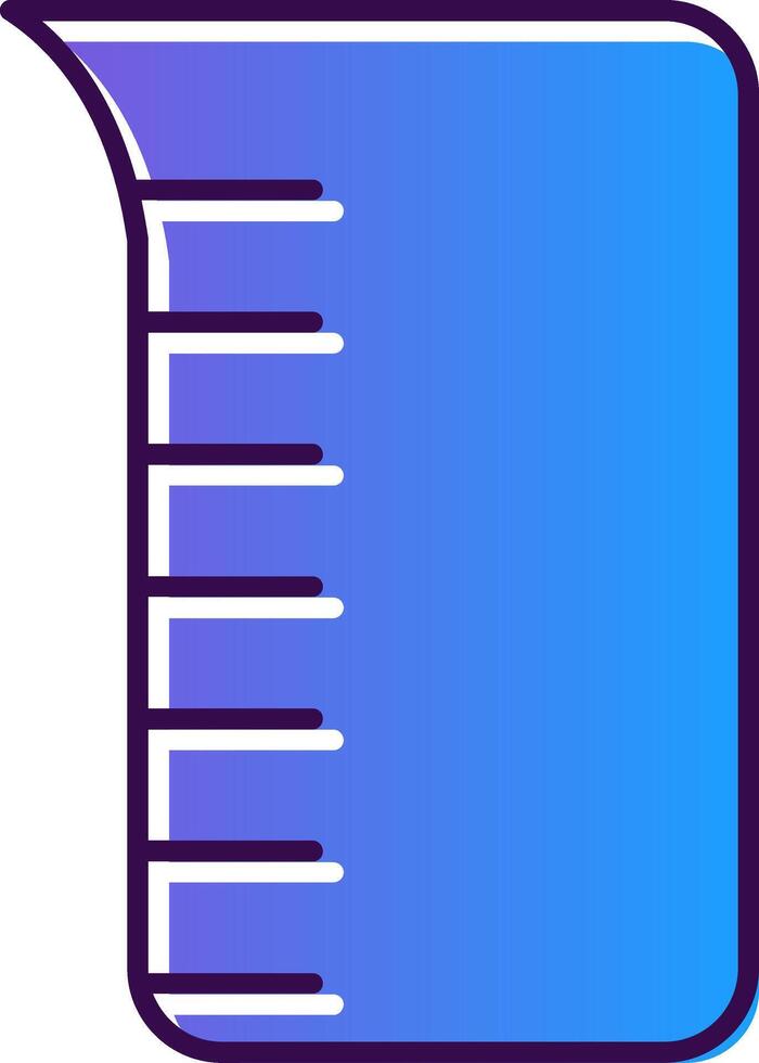 meten gereedschap helling gevulde icoon vector