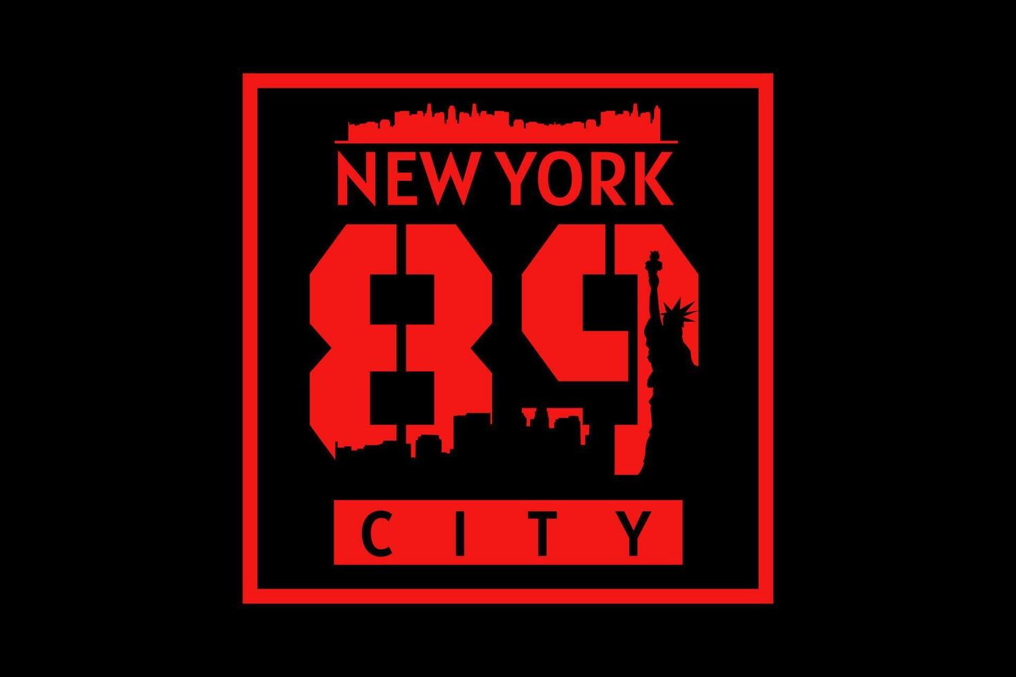 New York verjaardag retro t-shirtontwerp vector