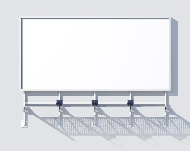 galerij billboard leeg vector