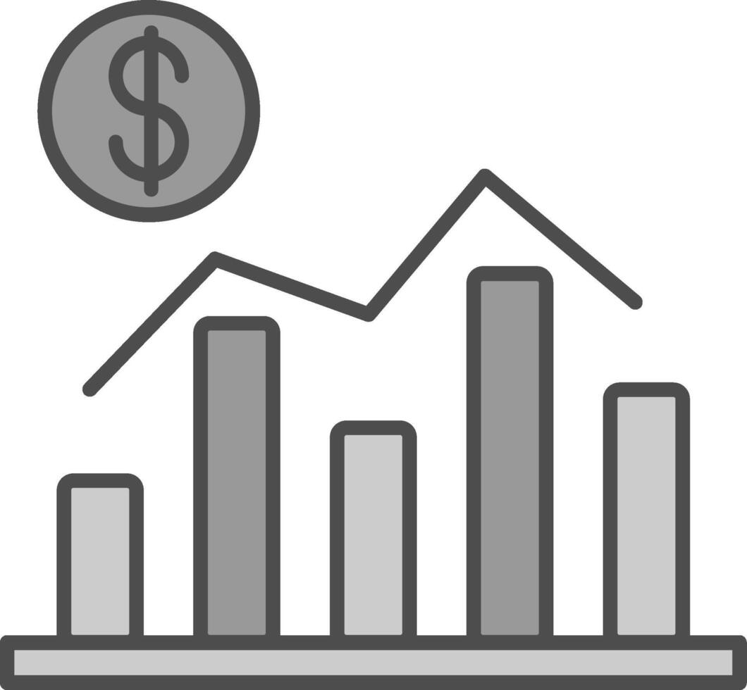 economie filay icoon vector