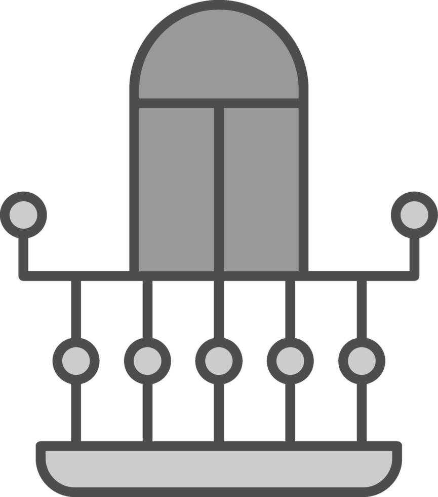 balkon filay icoon vector