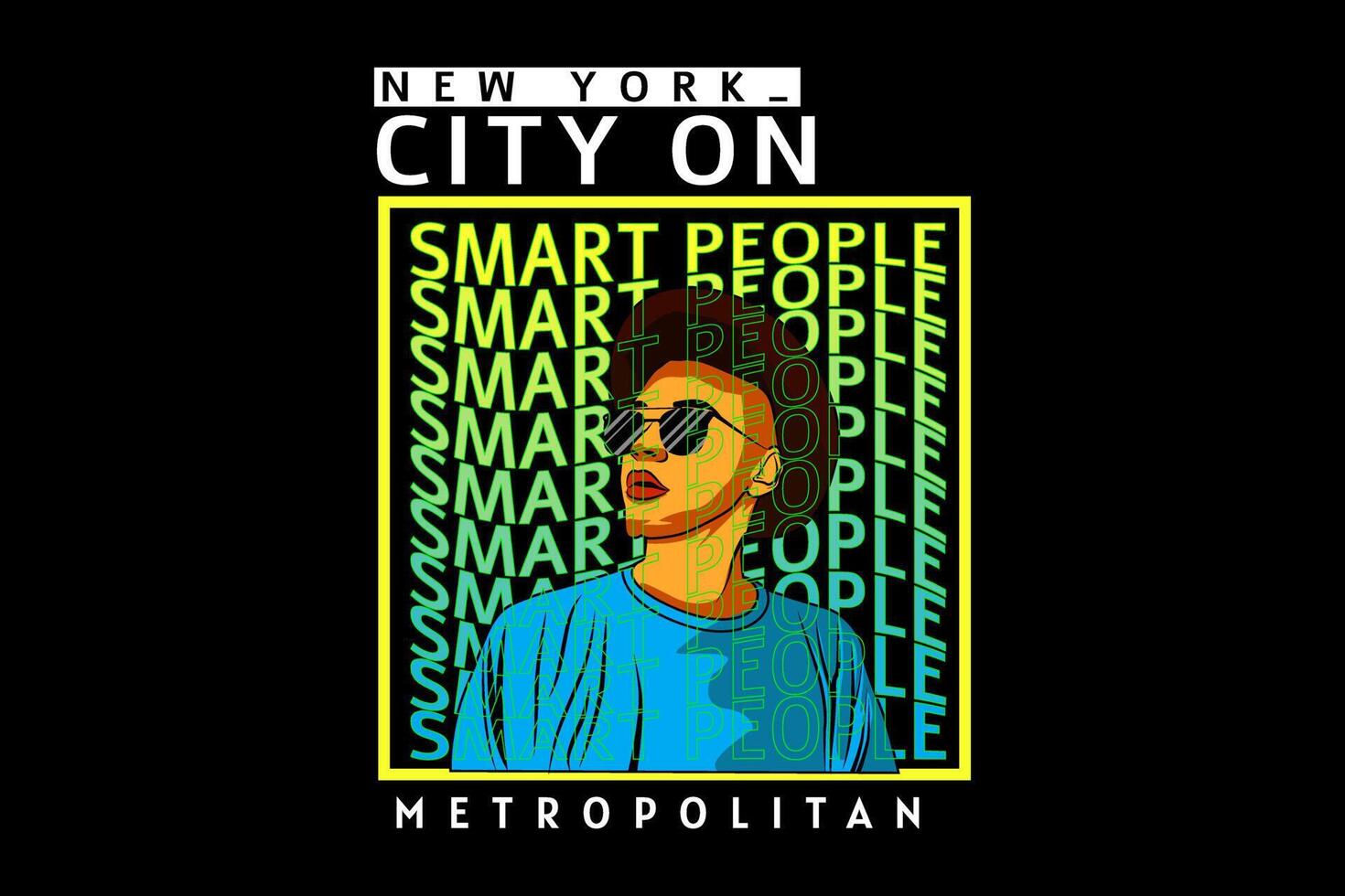 new york city op streetwear-design vector