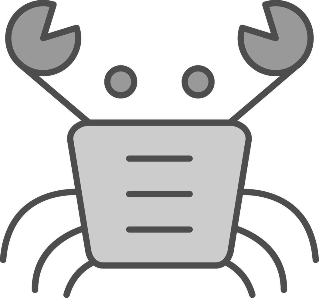 krab filay icoon vector