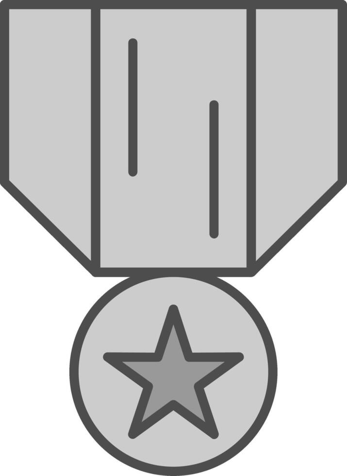 medaille van eer filay icoon vector