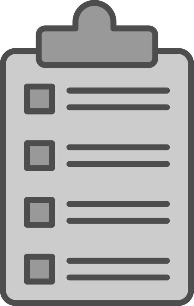 checklist filay icoon vector