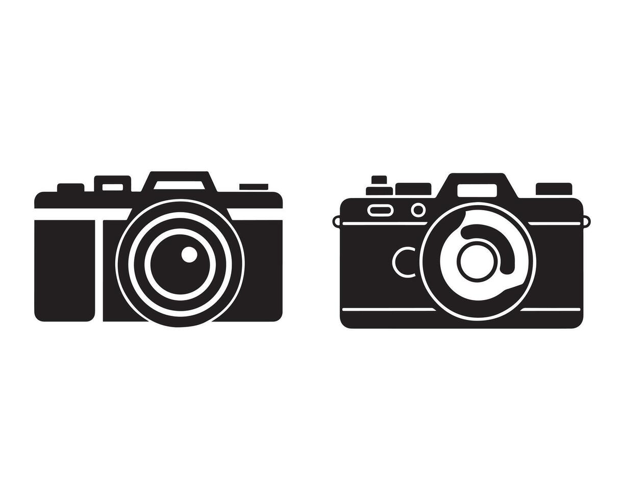 camera silhouet icoon grafisch logo ontwerp vector