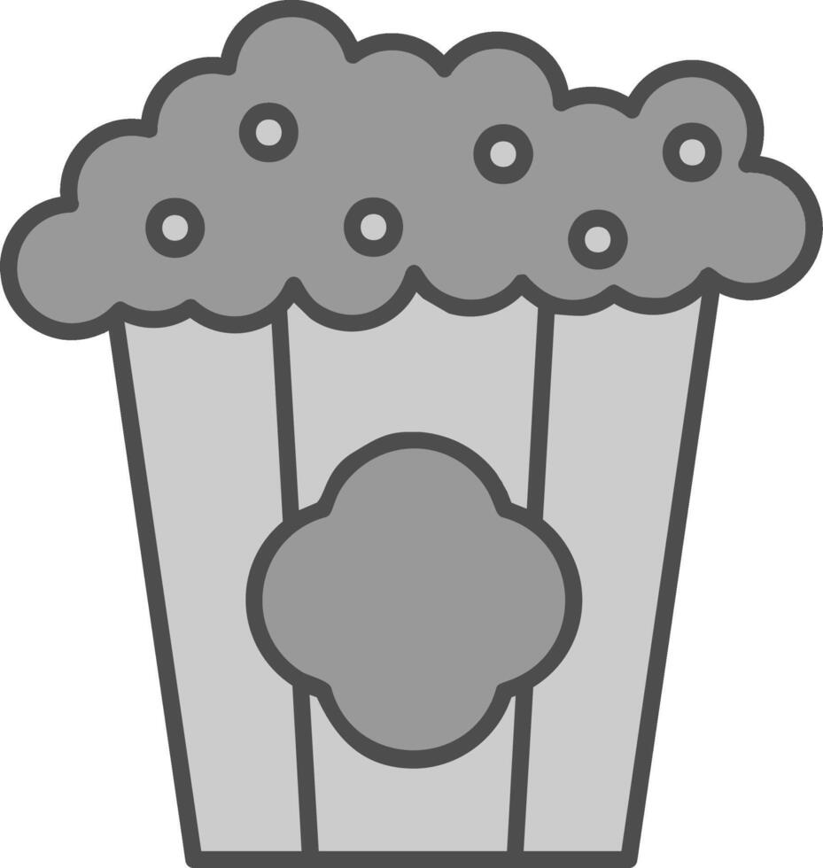 popcorn filay icoon vector