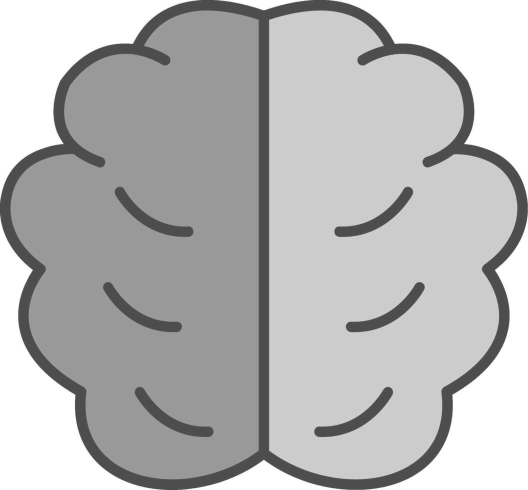 hersenen filay icoon vector