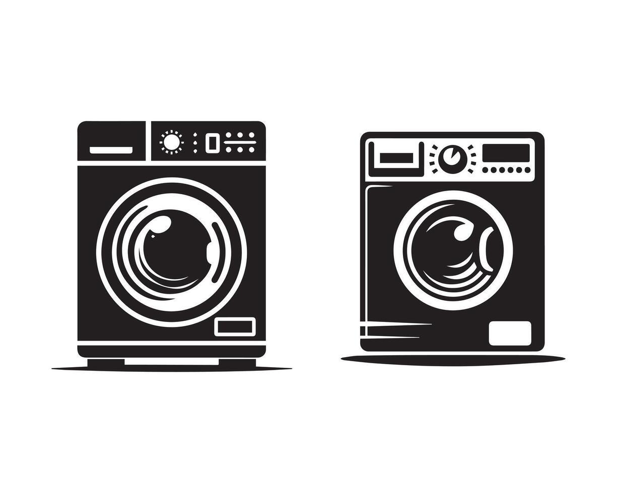 het wassen silhouet icoon grafisch logo ontwerp vector