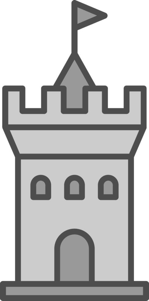 kasteel filay icoon vector