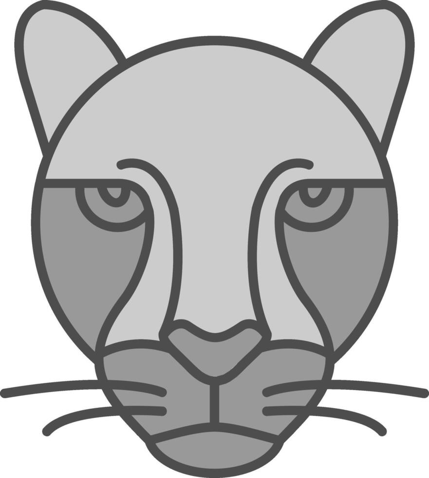 Jachtluipaard filay icoon vector