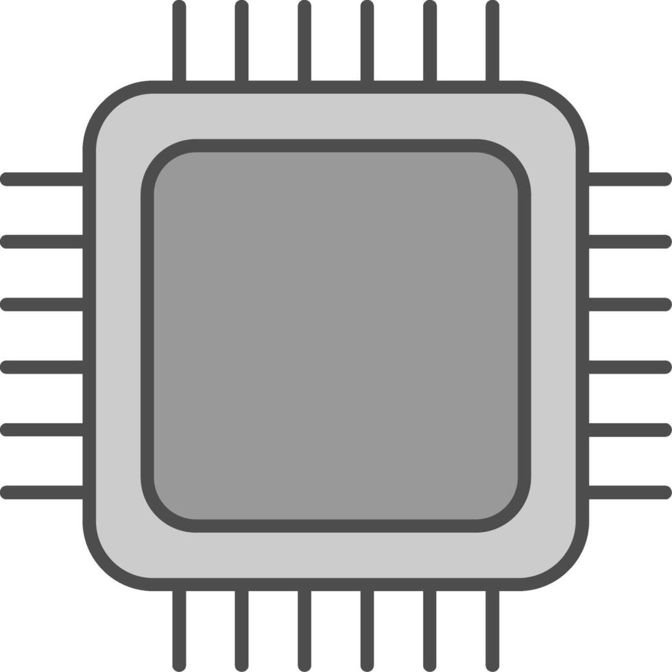 CPU filay icoon vector