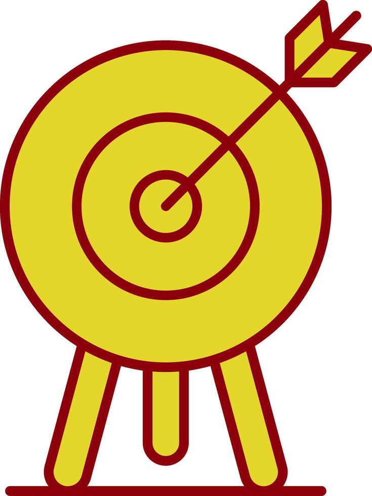 doelwit lijn cirkel icoon vector