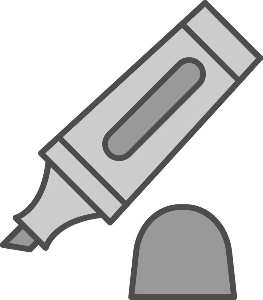 markeerstift filay icoon vector