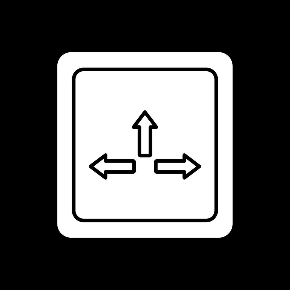 formaat van glyph omgekeerd pictogram wijzigen vector