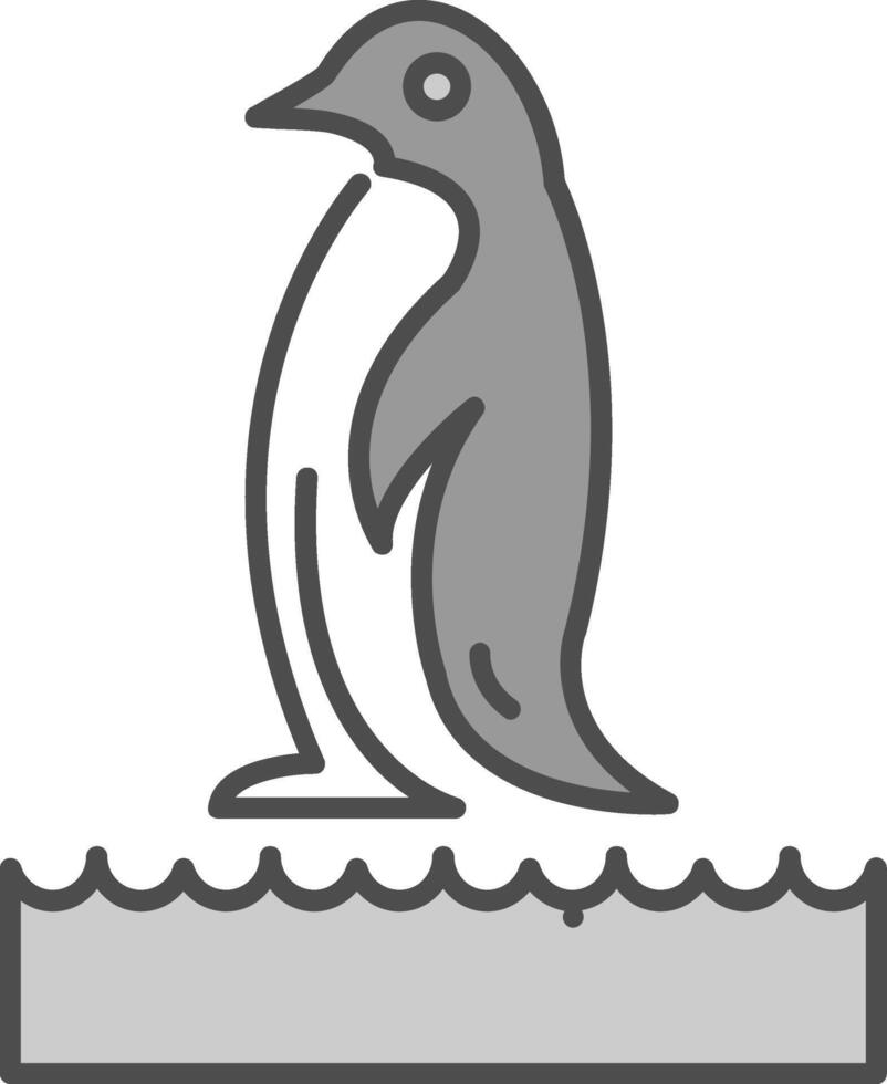 pinguïn filay icoon vector