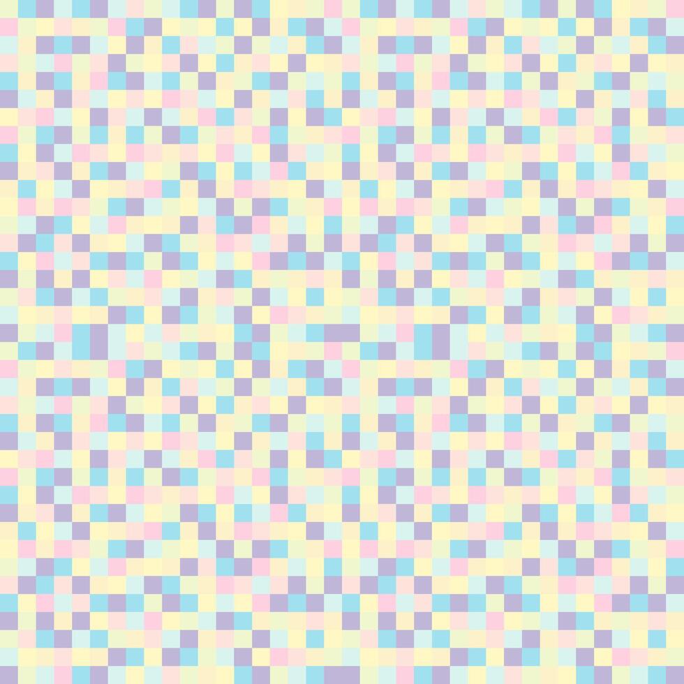 pixel achtergrond pastel kleuren. naadloos patroon, pixelatie. kleurrijk pixel dots mozaïek- achtergrond, behang vector