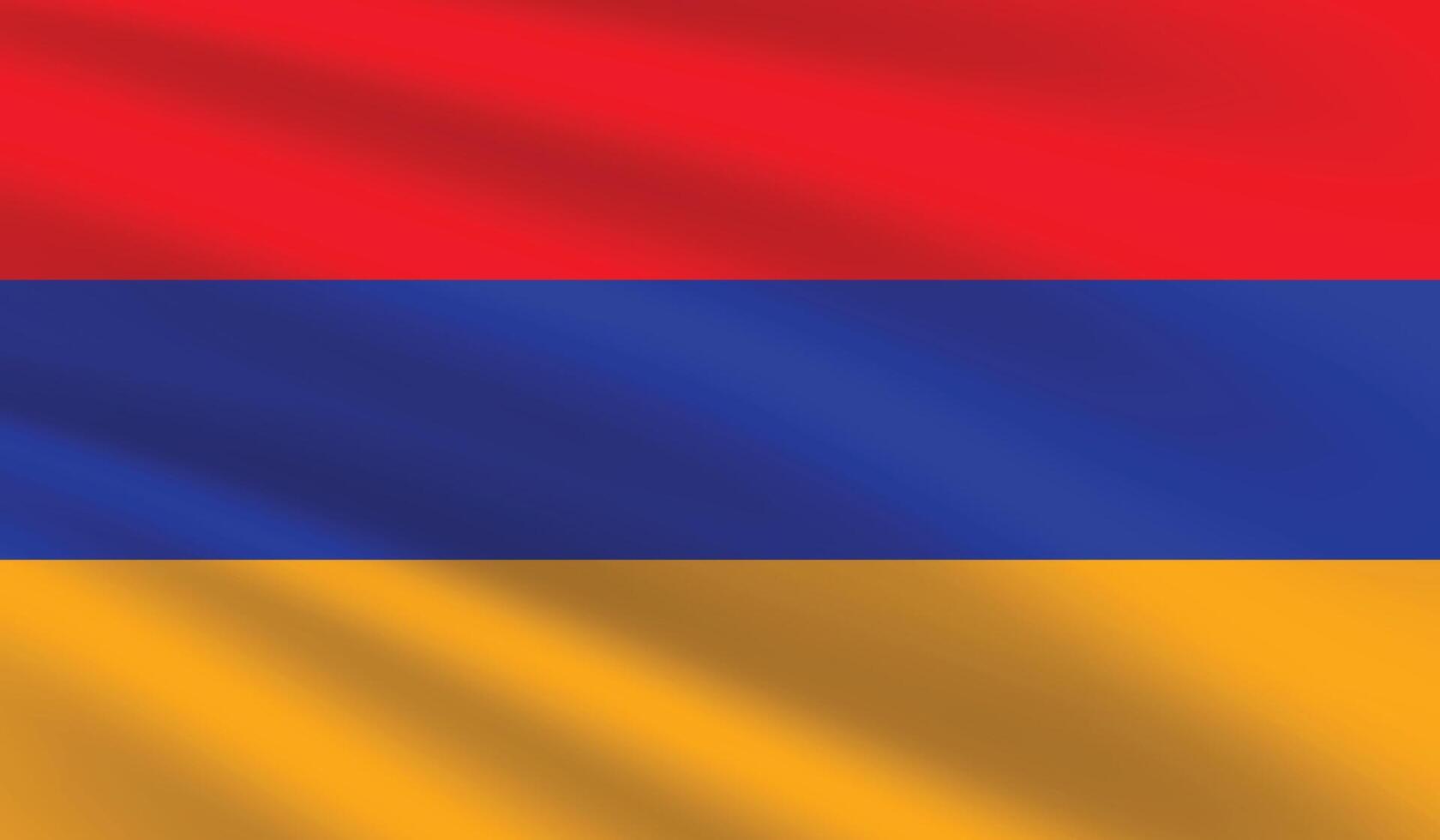 Armenië vlag illustratie. Armenië nationaal vlag. golvend Armenië vlag. vector